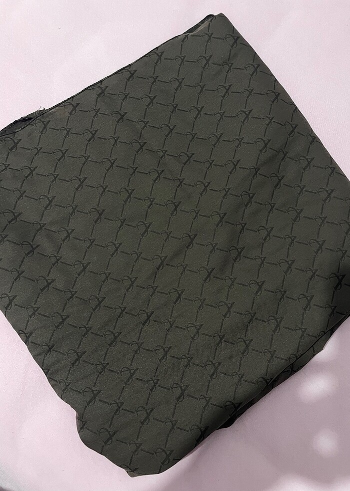 Kahverengi çift taraflı şal - Görsel 2