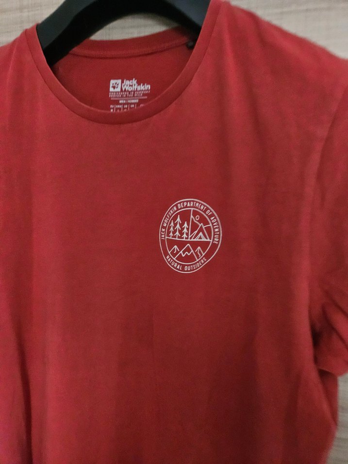 bordo jack wolfskin thsirt - Görsel 2