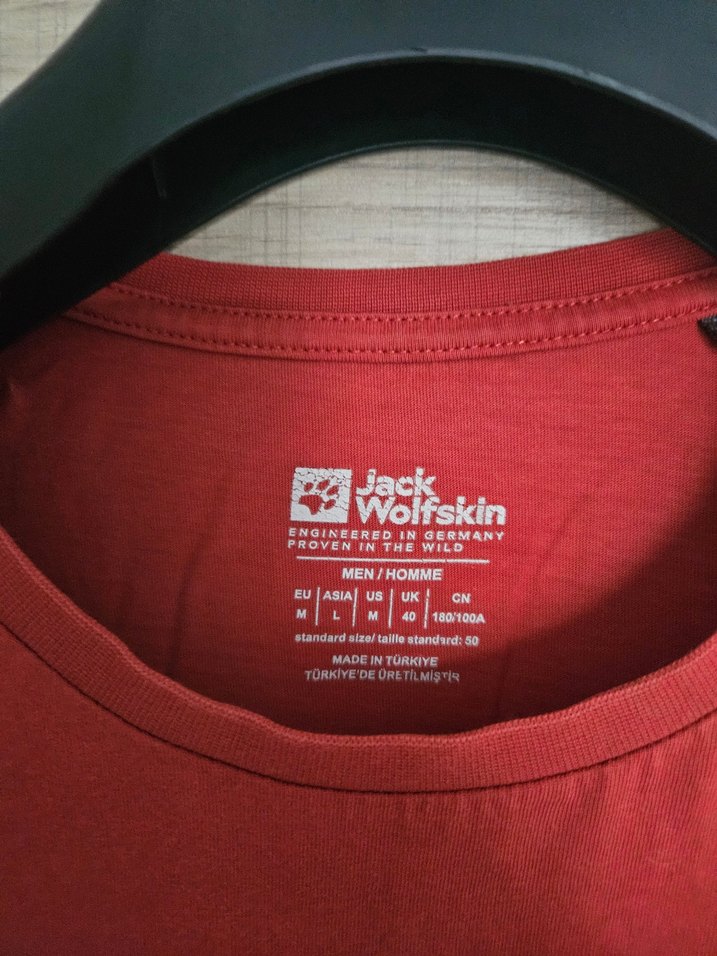 bordo jack wolfskin thsirt - Görsel 3