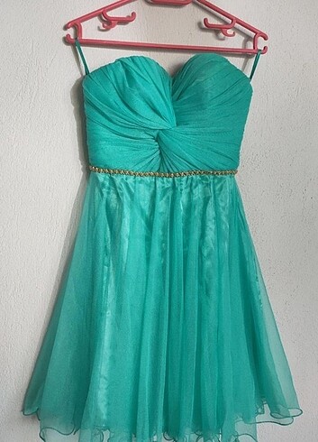 Kısa abiye elbise  - Görsel 3