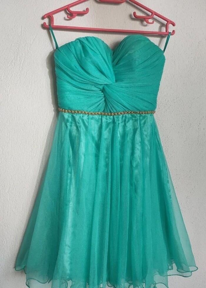 Kısa abiye elbise  - Görsel 3