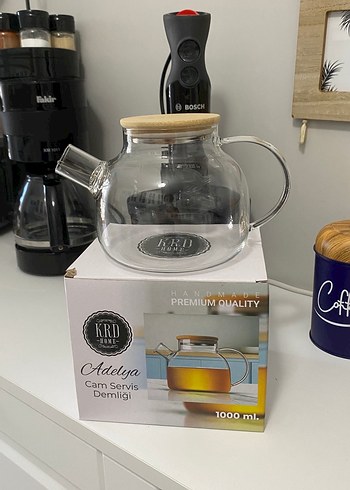 Beden Adelya Cam Demlik 1000ml