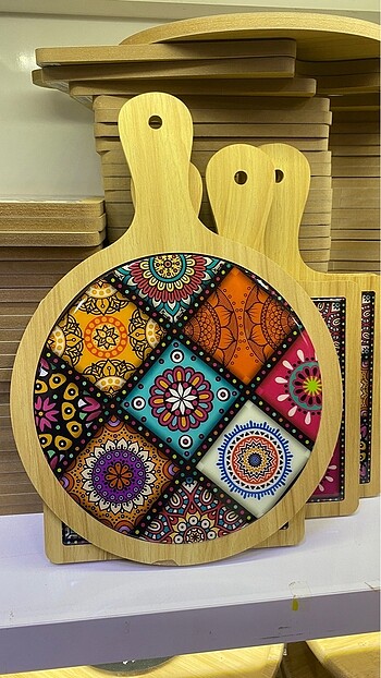  Beden Renk Desenli sunumluk