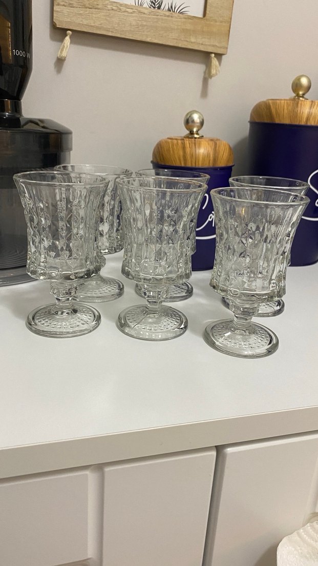 Şeffaf Ayaklı Bardak Seti - Görsel 5