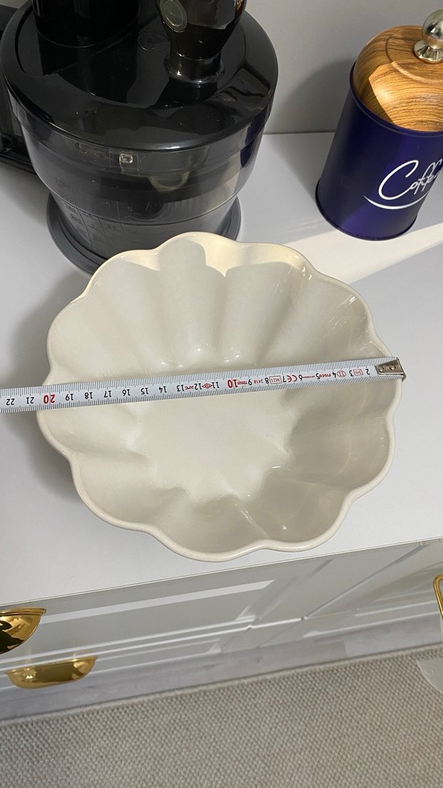 Beyaz Dalgalı Kek Kalıbı - Görsel 5