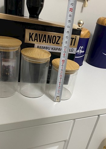 Bambu Kapaklı 4'lü Kavanoz Seti - Görsel 6
