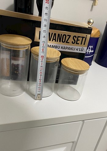 Bambu Kapaklı 4'lü Kavanoz Seti - Görsel 5