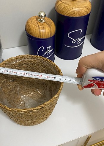 Kahverengi Hasır Sepet - Görsel 2