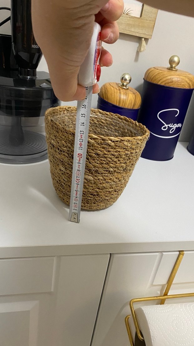 Kahverengi Hasır Sepet - Görsel 3