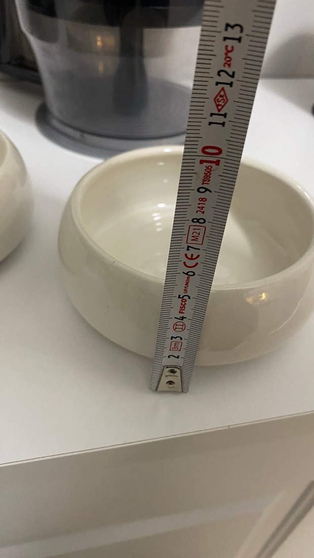 Beyaz Yuvarlak kase - Görsel 4