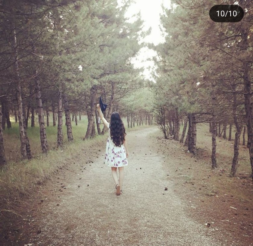 Mor Çiçekli elbise - Görsel 4