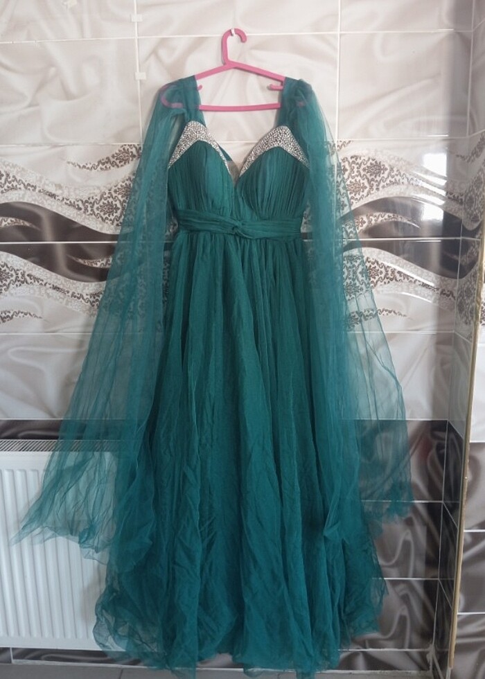 For kostümün Abiye elbisesi polyester dir - Görsel 3