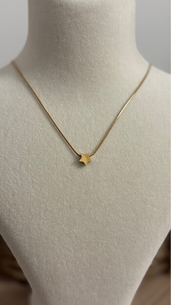 Altın Yıldız Kolye - Görsel 2