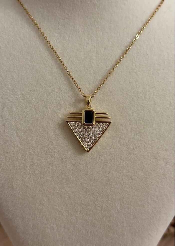 VIP Taşlı Kolye - Görsel 2