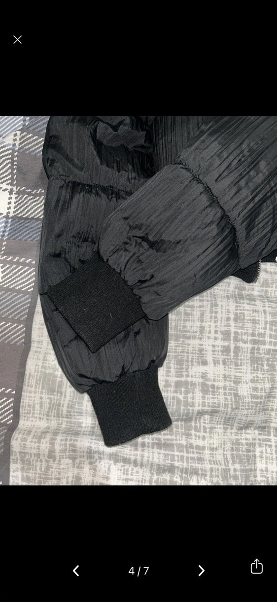 Mavi şişme mont - Görsel 4