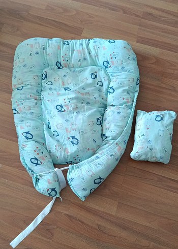 Turkuaz Desenli Bebek Uyku Seti - Görsel 2