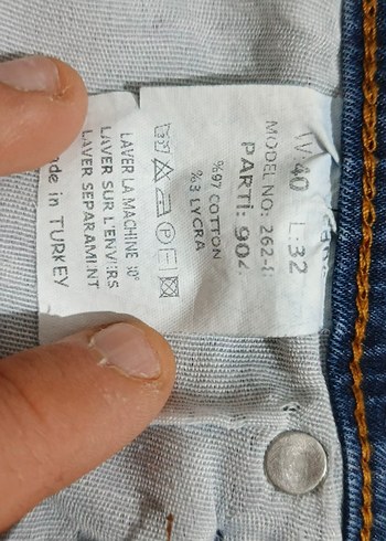 Renkli  Kot Pantolon - Görsel 2