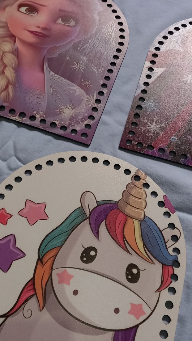 Çocuklar için Baskılı ahşap çanta Aksesuarları - Görsel 3