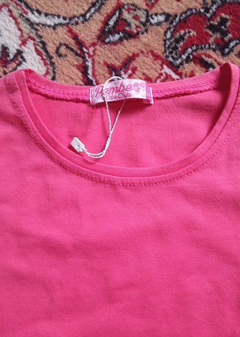 Kız Çocuk Pembe Uzun Kollu Tişört - Görsel 2