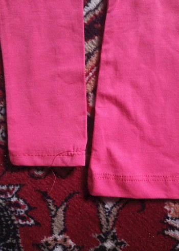 Kız Çocuk Pembe Uzun Kollu Tişört - Görsel 3