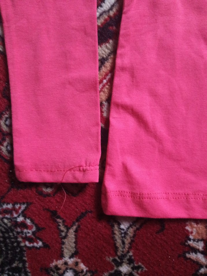 Kız Çocuk Pembe Uzun Kollu Tişört - Görsel 3