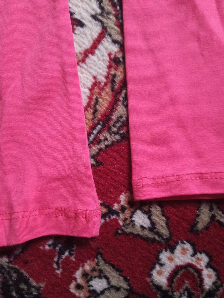 Kız Çocuk Pembe Uzun Kollu Tişört - Görsel 4