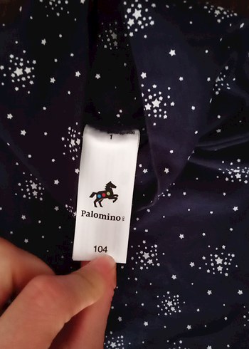 Kız Çocuk lacivert Baskılı Uzun Kollu Balıkçı Yaka Tişört - Görsel 4