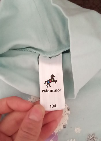 Kız Çocuk lacivert Baskılı Uzun Kollu Balıkçı Yaka Tişört - Görsel 5