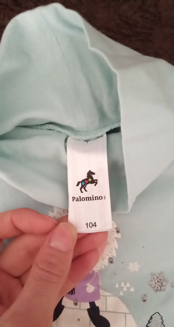 Kız Çocuk lacivert Baskılı Uzun Kollu Balıkçı Yaka Tişört - Görsel 5