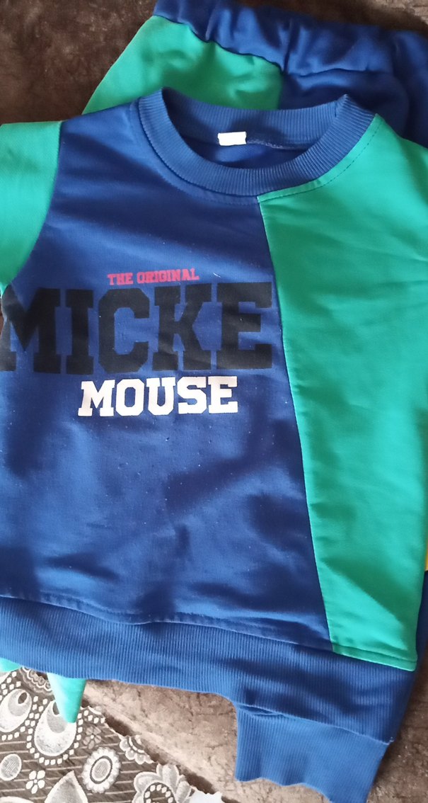 Mickey Mouse Baskılı Erkek - kız çocuk Sweatshirt - Görsel 3