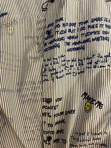 xs Beden çeşitli Renk Desenli Zara Gomlek