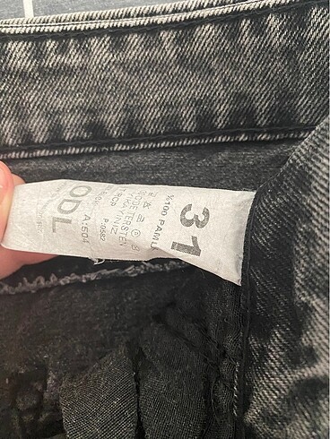 31 Beden gri Renk Jean pantolon