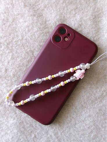 Kaplumbağa Figürlü Telefon Charm