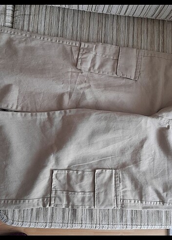 Keten kargo pantolon