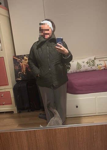 Beymen baharlık  Fermuarlı Yüksek Yaka Kadın Ceket - Görsel 8