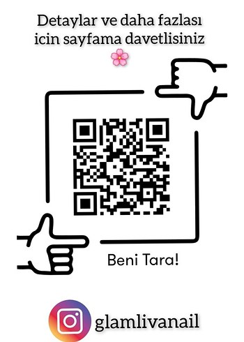 Kedi Gözü Beyaz Çiçekli Jel Tırnak - Görsel 8