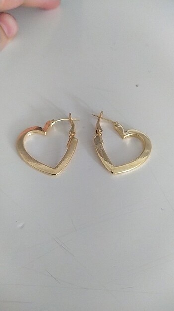Diğer gold kalp küpe