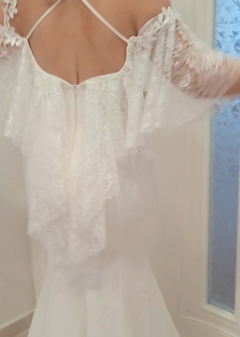 Uzun Beyaz  nikah gelin alma - Görsel 5