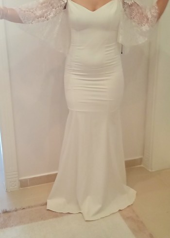 Uzun Beyaz  nikah gelin alma - Görsel 6