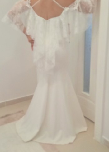 Uzun Beyaz  nikah gelin alma - Görsel 2