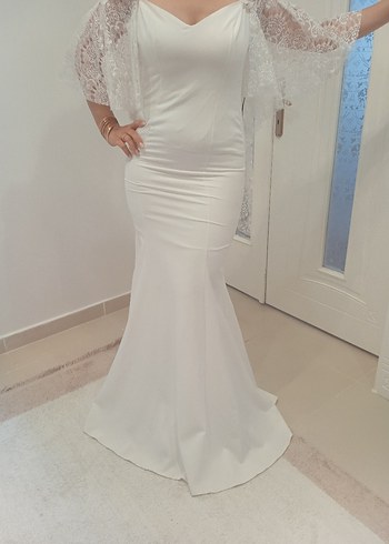 Uzun Beyaz  nikah gelin alma - Görsel 8