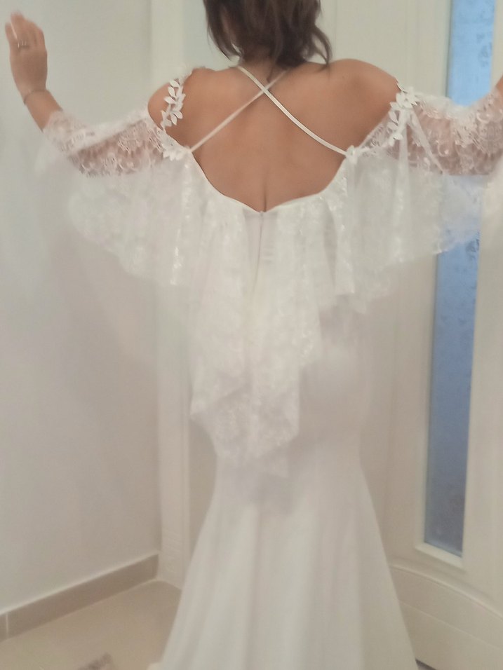 Uzun Beyaz  nikah gelin alma - Görsel 4