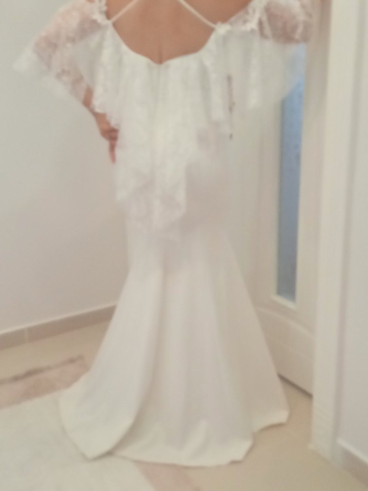 Uzun Beyaz  nikah gelin alma - Görsel 2