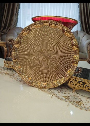 Ikea gold tepsi