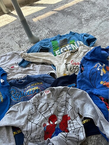 LC Waikiki 10 adet erkek bebek swet