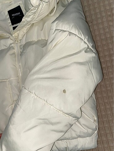 m Beden beyaz Renk Pull bear oversıze beyaz mont