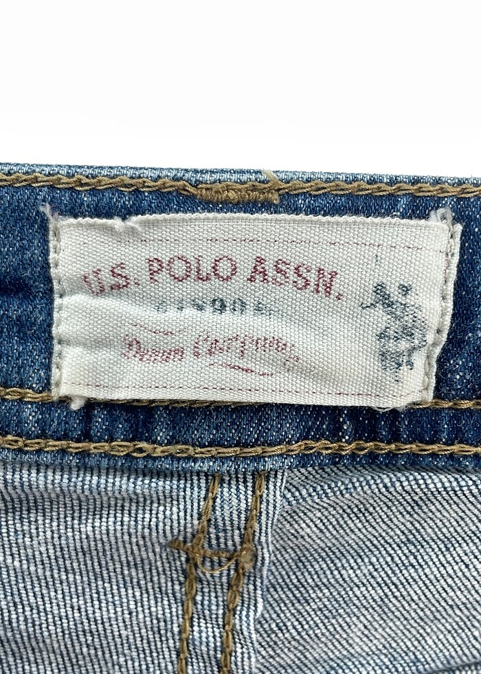 U.S Polo Assn. Jean / Kot Şort %70 İndirimli. - Görsel 4