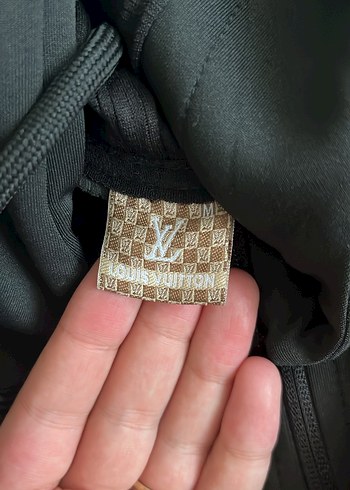 Erkek Siyah Louis Vuitton Baskılı Eşofman Takımı - Görsel 4