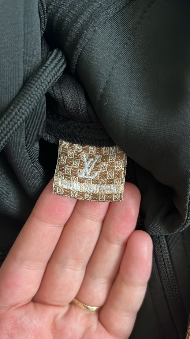 Erkek Siyah Louis Vuitton Baskılı Eşofman Takımı - Görsel 4