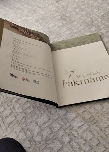 Minyatürlü Fakrname Dini Kitap - Görsel 3